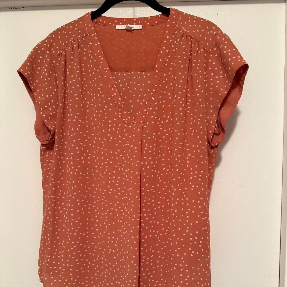 Lot of 3 Short Sleeve Chiffon Blouses